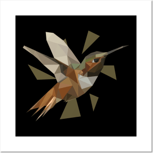 birds lowpoly art Posters and Art